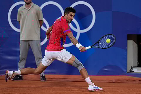 Novak Djokovic of Serbia